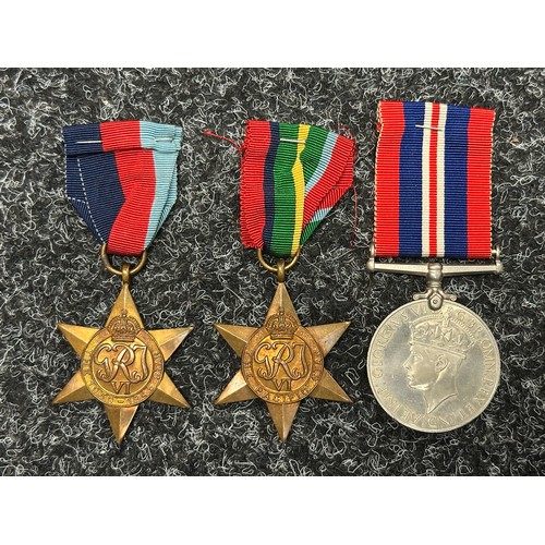 5034 - WW2 British medal group to 1700285 Sgt. Leonard Henry Fowler MM, RA comprising of 1939-45 Star, Paci... 