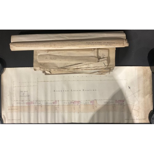 390 - Nottingham Local history, deeds and papers – Gregory family estate, schedule of deeds relating to th... 