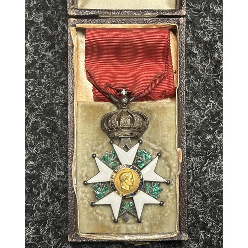 5061 - French Legion D'Honneur Knights badge 2nd Empire, Crimean War period. Complete in case of issue whic... 