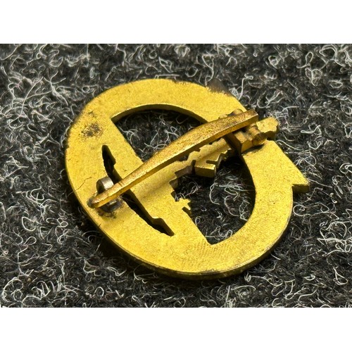 5065 - WW2 Third Reich U-boot Kriegsabzeichen - U-Boat War Badge. Early war example with good quality gilt ... 