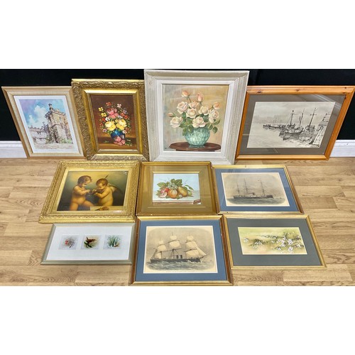 402 - Pictures and Prints - Brian Rushton, a set of three, Studies from Nature, signed, mixed media, each ... 