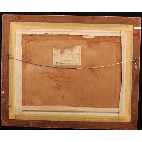 403 - Italian School (19th century) 
Horse and Cart with Alps Behind 
unsigned, oil on board, 27cm x 38cm