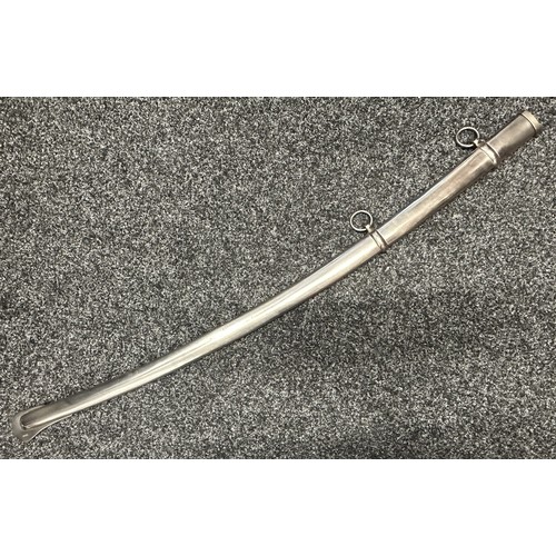 5075 - US 1860 pattern Cavalry Sabre with single edged fullered blade 885mm in length. No makers marks. Lea... 