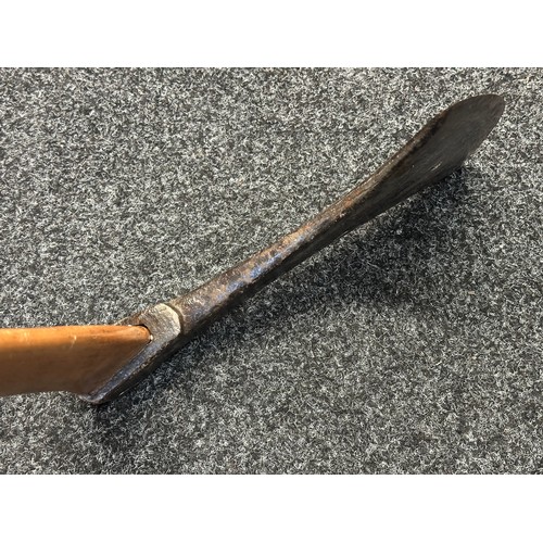 5101 - Large Continental Hand Axe with blade cutting edge 220mm in length. 345mm in width. Handle 508mm in ... 