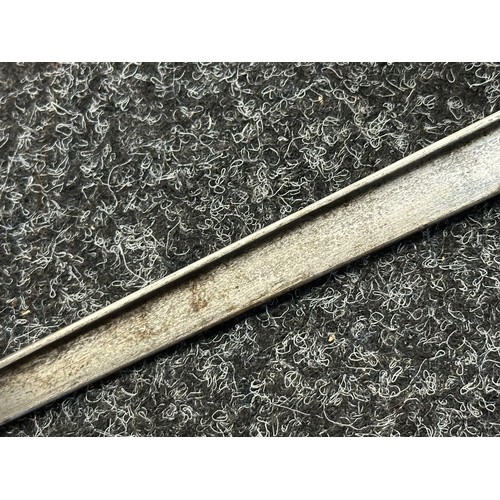 5116 - French Gras Bayonet with 520mm long blade maker marked and dated 