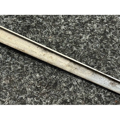 5116 - French Gras Bayonet with 520mm long blade maker marked and dated 