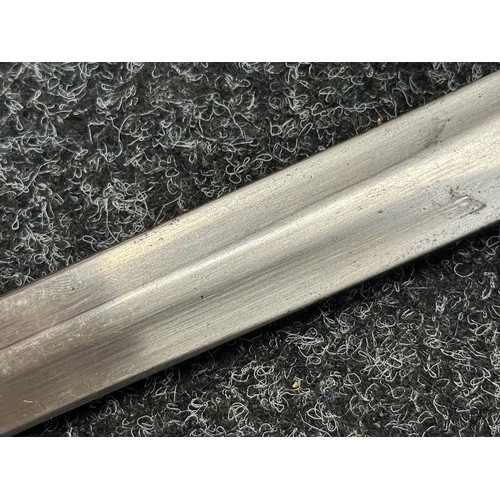 5117 - British Lee-Metford Bayonet with double edged blade 280mm in length, dated 