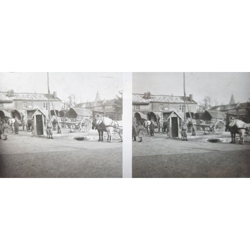 5126 - WW1 French Glass Stereoview Slides. Approx 133 Military positives of which 12 have notable damage. P... 