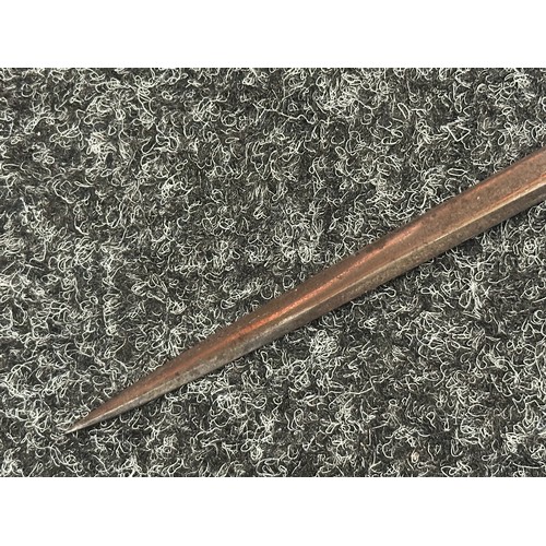 5132 - WW1 British Light Infantry Officers Sword with single edged fullered blade 830mm in length with etch... 