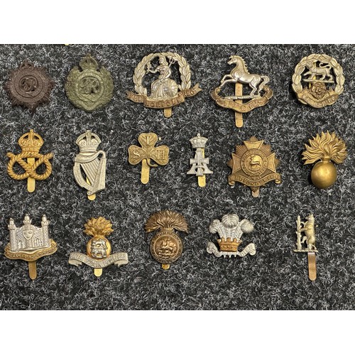 5172 - Collection of British Army Cap badges to include: 17th/21st Lancers: KOSB: Borders: Highland Light I... 