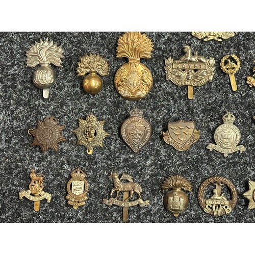 5190 - Collection of British Army Cap badges to include: Military Foot Police: Military Police x 2: WW1 RE:... 