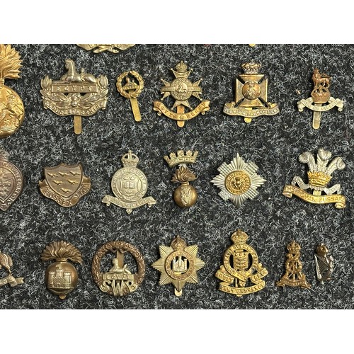 5190 - Collection of British Army Cap badges to include: Military Foot Police: Military Police x 2: WW1 RE:... 