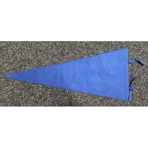 5192 - WW2 USAAF Pennant for United States Army Air Forces in Australia. Printed blue felt. Size 265mm x 64... 