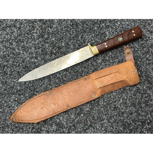 5194 - Private Purchase Knife with single edged blade 177mm in length maker amrked 