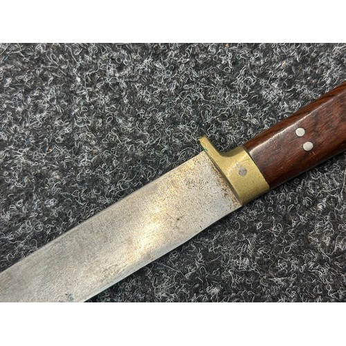 5194 - Private Purchase Knife with single edged blade 177mm in length maker amrked 