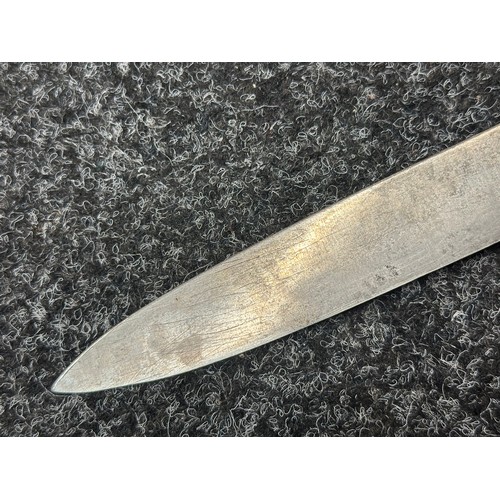 5194 - Private Purchase Knife with single edged blade 177mm in length maker amrked 