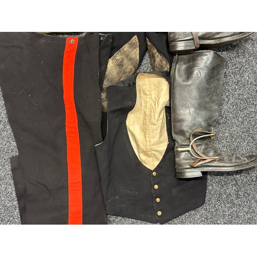 5207 - WW2 British Officers Service Dress Trousers, Dress Uniform Trousers and Breeches, Riding Boots appro... 