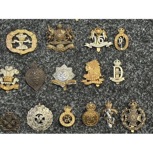 5210 - WW2 British Cap Badge Collection to include: Wiltshire Regt, 5th Dragoon Guards, West Yorks, Gresham... 