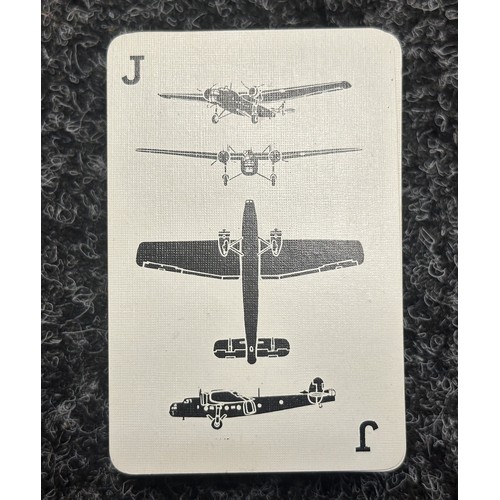 5224 - WW2 British RAF Aircraft Recognition Cards. 4 Packs in original cardboard box. Two Blue Packs, one G... 