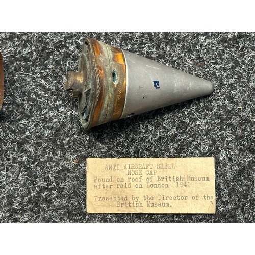 5234 - WW2 British & German Relics from 1940 & 1941: Tail fin from a German Incendiary Bomb dropped on Live... 