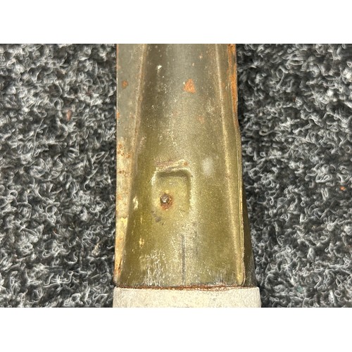 5263 - WW2 Third Reich 2-kg B2EZ Incendiary Bomb INERT FFE. HE warhead detonated. Complete with fins in ori... 