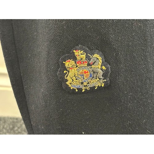 5275 - ERII Coldstream Guards Warrant Officers Dress Blue Uniform. Staybrite buttons, General Service and L... 