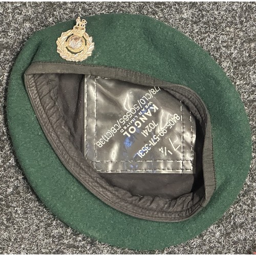 5294 - A collection of seven post war British Army Berets to include : Airborne Forces Red Beret, size 56 w... 