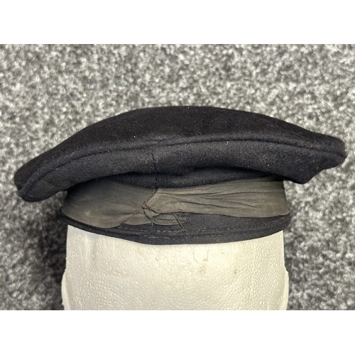 5295 - Royal Dutch Navy Ratings Cap with Koninklijke Marine cap tally. Maker marked and dated 