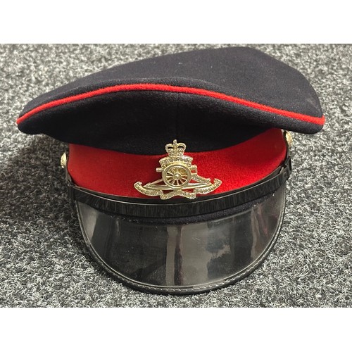 5297 - A collection of six Post War British Army Other Ranks Service Dress Caps to include Royal Artillery,... 