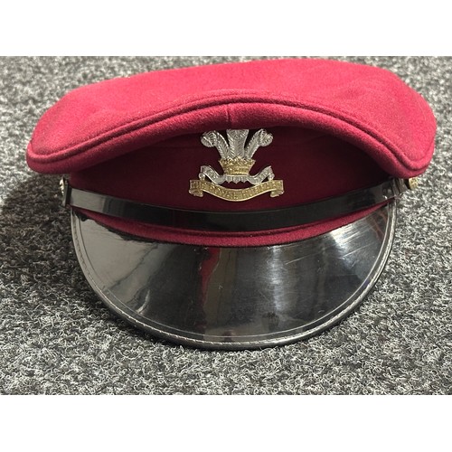 5297 - A collection of six Post War British Army Other Ranks Service Dress Caps to include Royal Artillery,... 