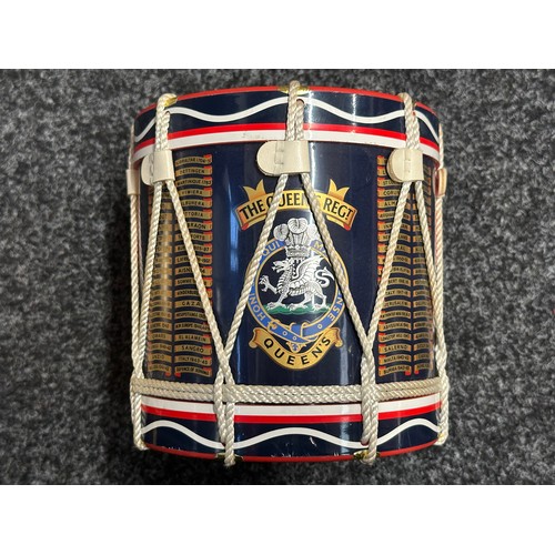 5299 - British Army Mess Ice Buckets in the form of Miniature Regimental Drums. 9th (County Antrim Battl. )... 