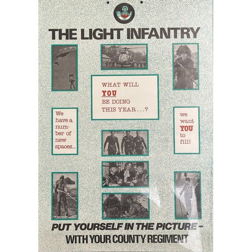 5301 - British Army Recruiting Posters dating from the 1970's and 1980's. (Q)