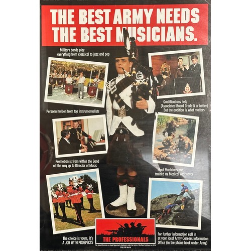 5301 - British Army Recruiting Posters dating from the 1970's and 1980's. (Q)