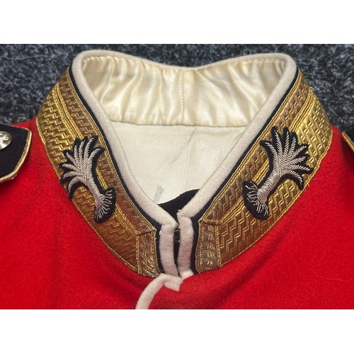 5307 - British ERII Tunic Welsh Guards Staff Warrant Officers Class I & II Full Dress Tunic. Chest 39 inche... 