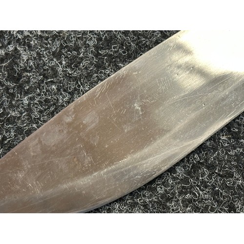 5312 - Reproduction WW1 British Army Kukri Knife with single edged blade 335mm in length, marked 