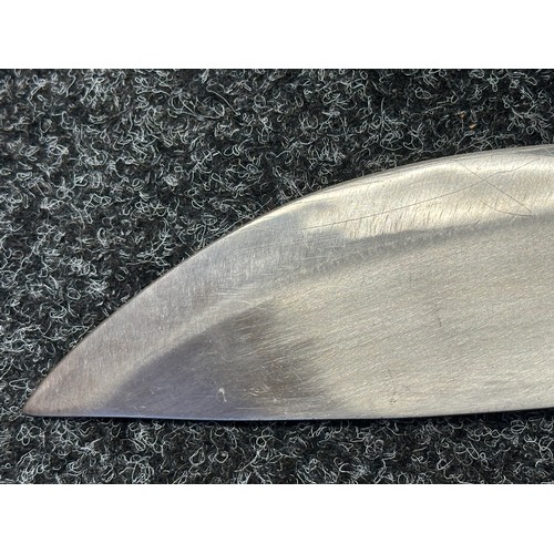 5312 - Reproduction WW1 British Army Kukri Knife with single edged blade 335mm in length, marked 