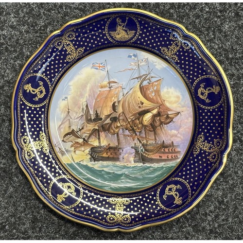 5316 - The Maritime England Ceramic Plate Collection by Spode: Numbers, 1, 3, 4 and 6. Each is transfer pri... 