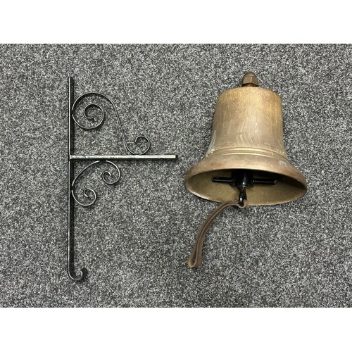 5318 - Fire Service interest - An Elizabeth II Green Goddess bronze fire service bell, date marked December... 