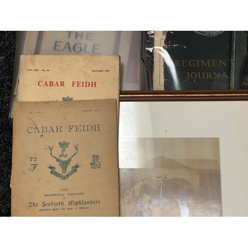 5326 - A quantity of photos, books and ephemera. Subjects include WW1 interest, WW1 Death Scroll in frame, ... 