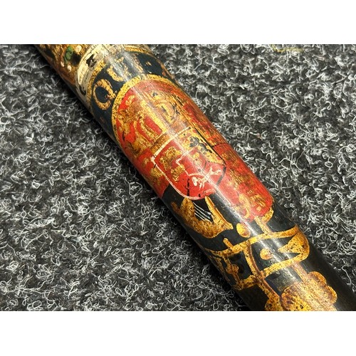 5329 - William IV Police Officer's Truncheon with painted decoration 455mm in length. Numbered to base of t... 