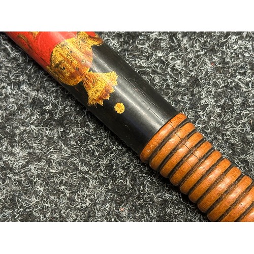 5329 - William IV Police Officer's Truncheon with painted decoration 455mm in length. Numbered to base of t... 