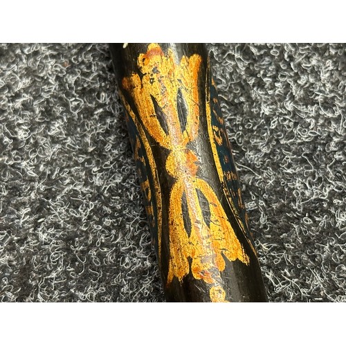 5329 - William IV Police Officer's Truncheon with painted decoration 455mm in length. Numbered to base of t... 