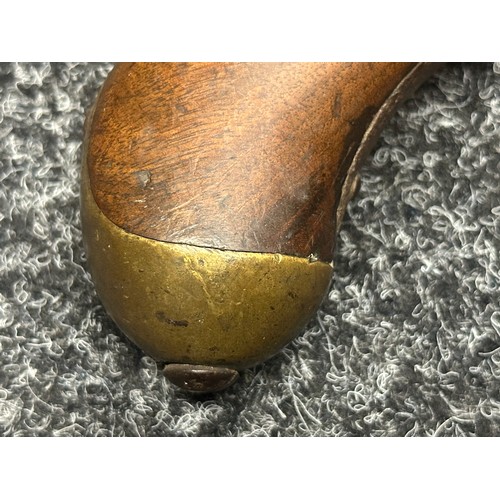 5335 - Percussion Cap Pistol with 245mm long barrel, smooth bore approx. 18mm diameter. Working action whic... 