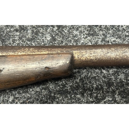 5335 - Percussion Cap Pistol with 245mm long barrel, smooth bore approx. 18mm diameter. Working action whic... 