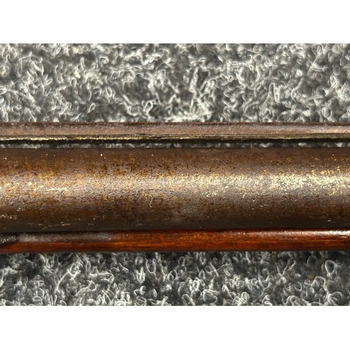 5336 - Percussion Cap Double Barrel Shotgun with 737mm long barrels, bore approx. 17mm. Double trigger. Act... 