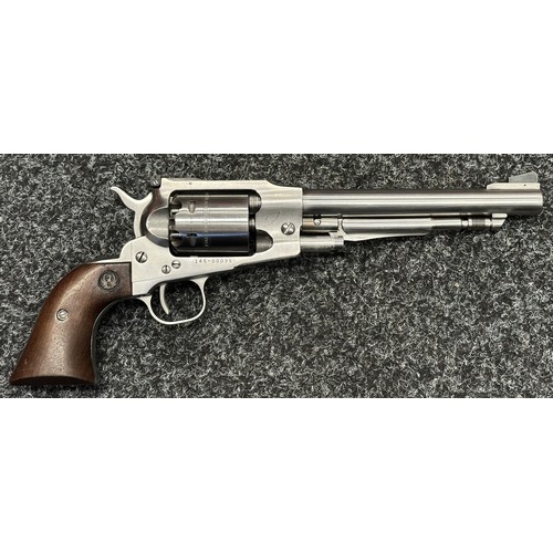 5343 - Section 1 Firearm: Ruger Old Army .44 Blackpowder Stainless Steel Revolver Serial Number 145-00095. ... 