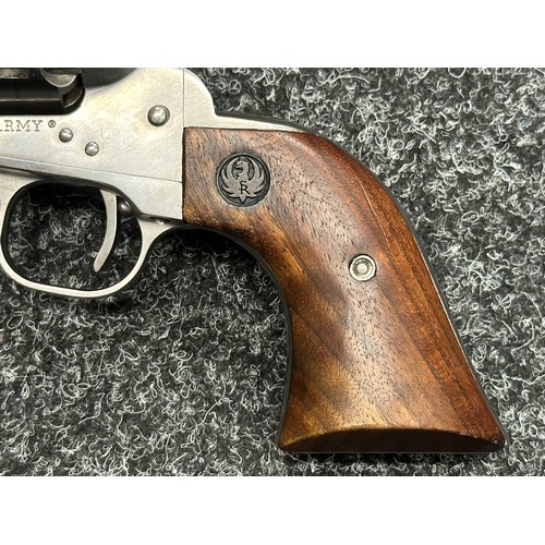 5343 - Section 1 Firearm: Ruger Old Army .44 Blackpowder Stainless Steel Revolver Serial Number 145-00095. ... 