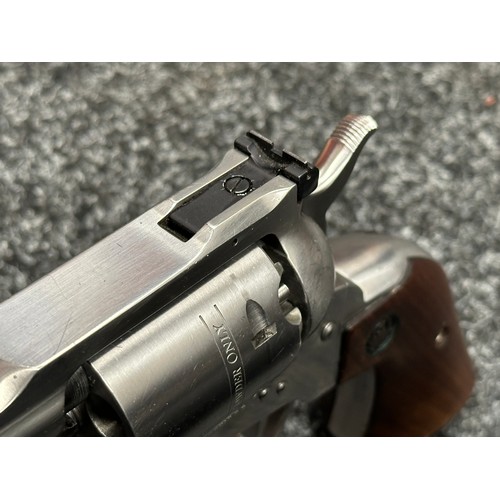 5343 - Section 1 Firearm: Ruger Old Army .44 Blackpowder Stainless Steel Revolver Serial Number 145-00095. ... 