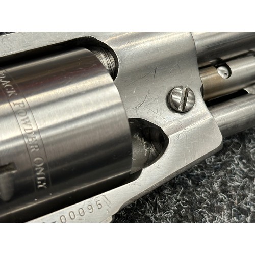 5343 - Section 1 Firearm: Ruger Old Army .44 Blackpowder Stainless Steel Revolver Serial Number 145-00095. ... 