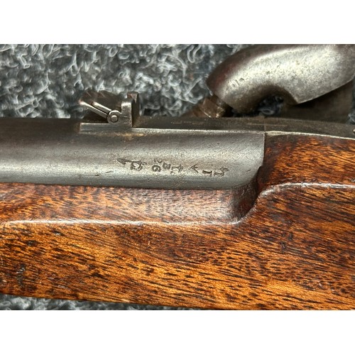 5353 - British Military Tower Percussion Cap Pistol with 254mm long smoothbore barrel, bore approx. 15mm. L... 